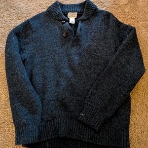 L.L. Bean Men's Dark Gray Crewneck Sweater